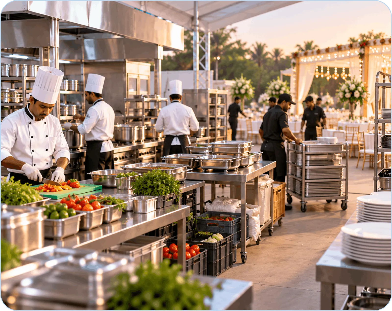 Venue Kitchen Setup: The First 90 Minutes That Decide Your Event
