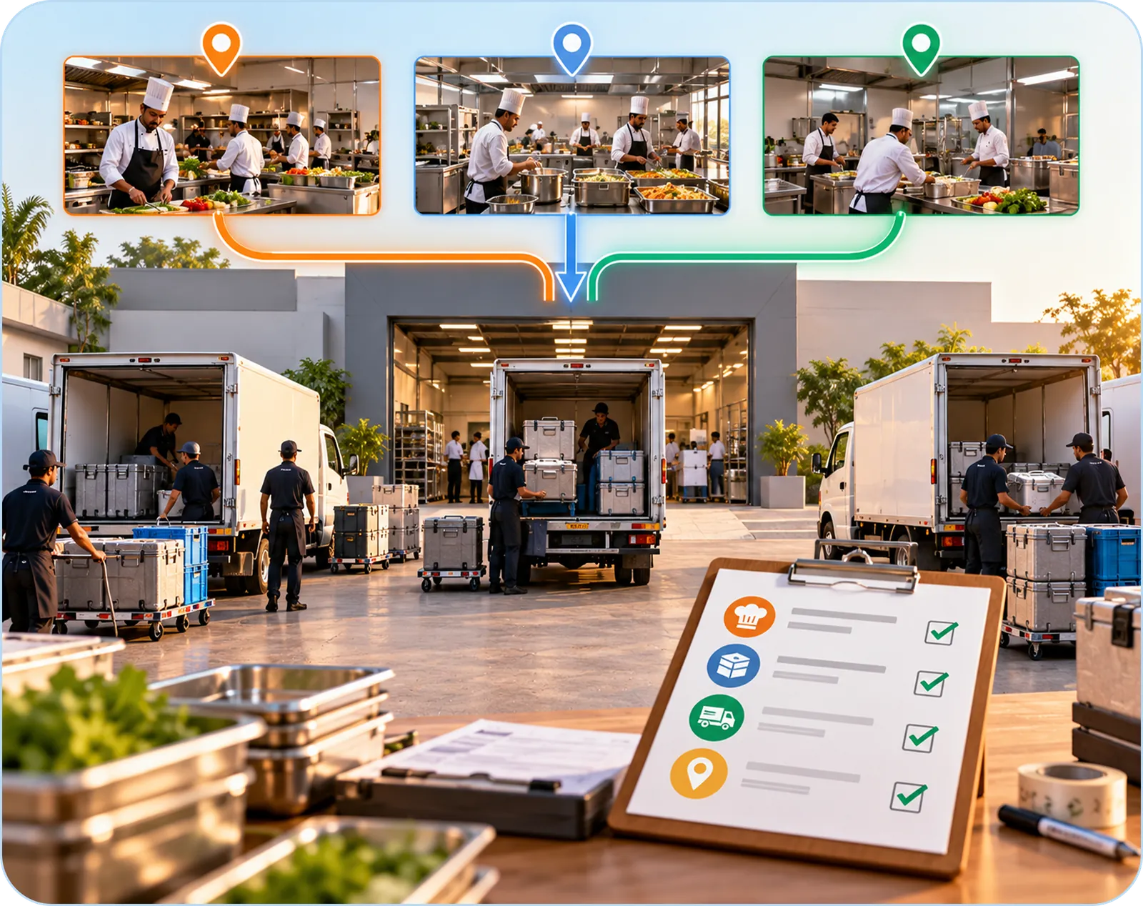 The Multi-Kitchen Dispatch Checklist Every Catering HQ Needs